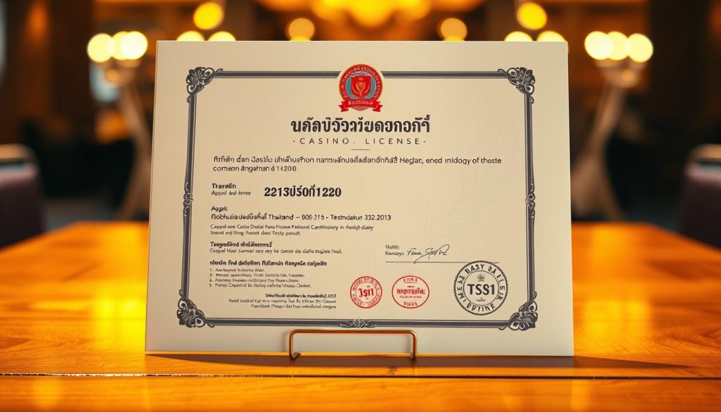 ใบอนุญาตคาสิโน