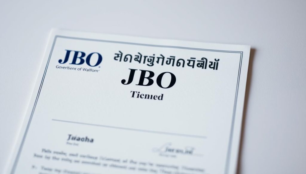 ใบอนุญาตพนัน JBO Thailand